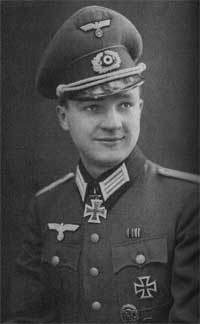 騎士鉄十字勲章獲得者Günter Halm 直筆サイン写真 騎士鉄十字章